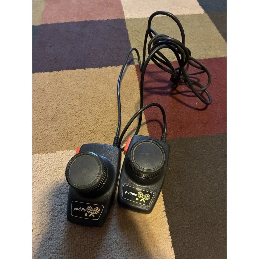 Atari Brand 2600 Paddle Controllers Original - Very Clean -Authentic